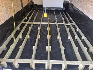 garage floor conversion